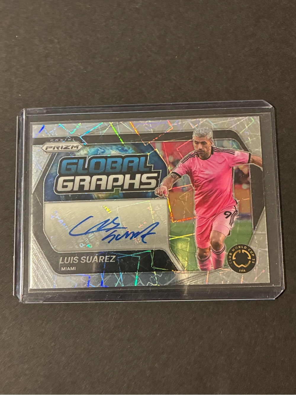 Luis Suárez 2025 Panini Prizm Fifa Club World Cup Global Graphs Auto #GG-LS Card